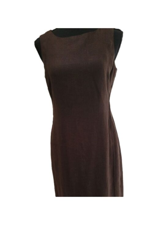Talbots Dresses & Skirts - EUC Talbots Petites Chocolate Brown Sheath Dress Size 4/6P